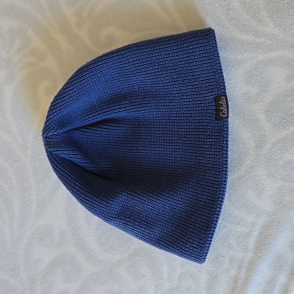 Cabela’s Men’s Blue Outdoors Camping Fishing Hunting Beanie Hat
